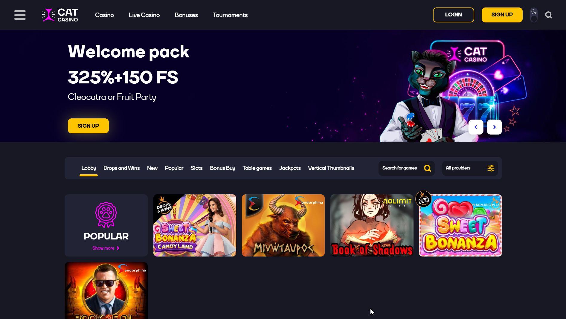 Обзор пользовательского интерфейса казино Кэт: что делает сайт удобным для новичков